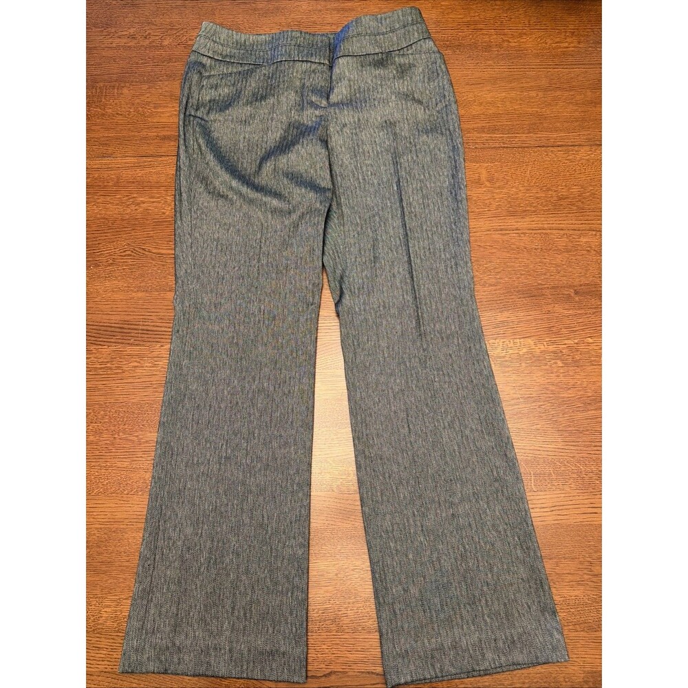 Ann Taylor LOFT Pants Womens 6 Gray Herringbone Dress Trouser